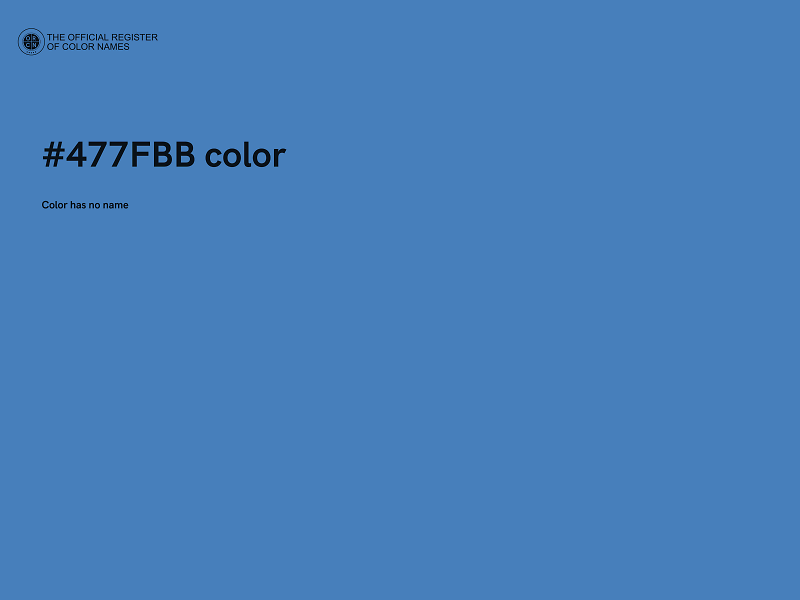 #477FBB color image