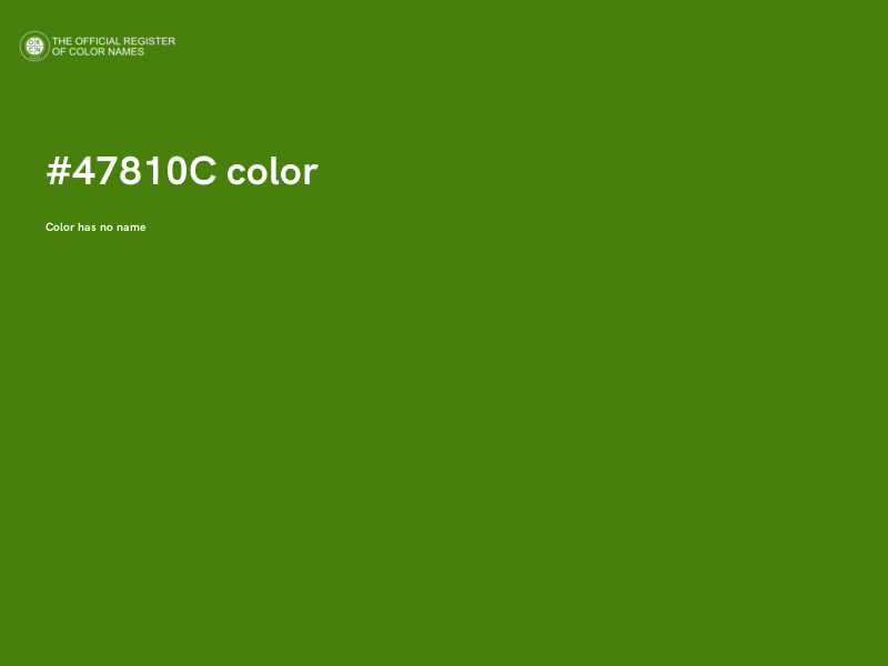 #47810C color image