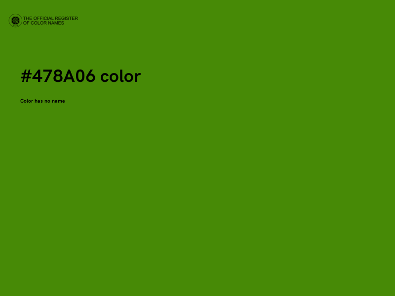 #478A06 color image