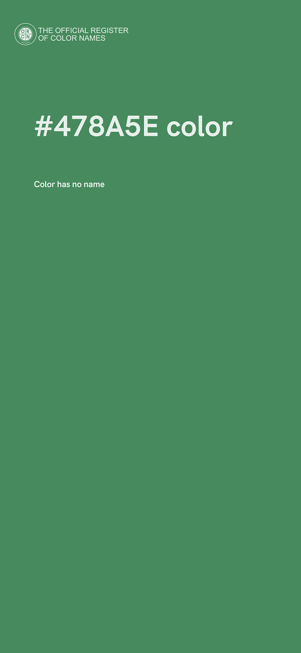 #478A5E color image