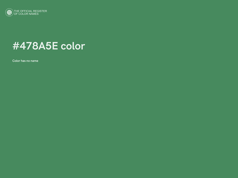 #478A5E color image