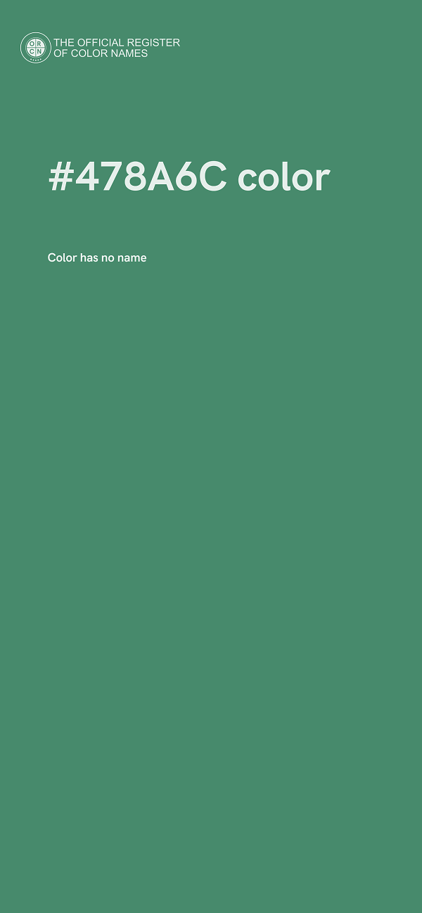 #478A6C color image