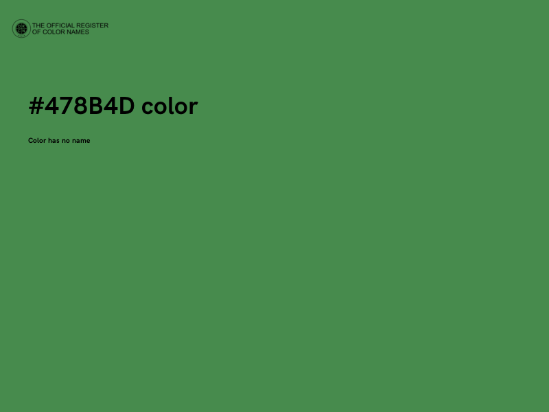 #478B4D color image