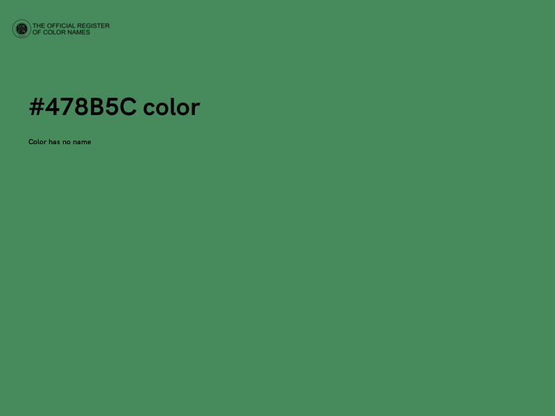 #478B5C color image