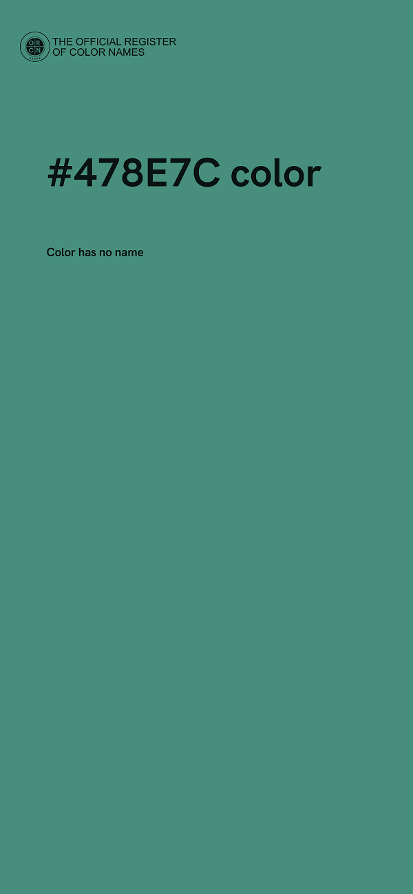 #478E7C color image