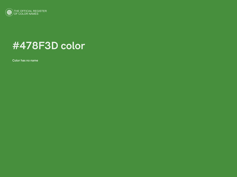 #478F3D color image