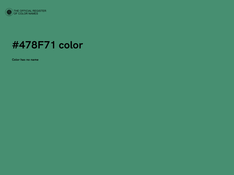 #478F71 color image