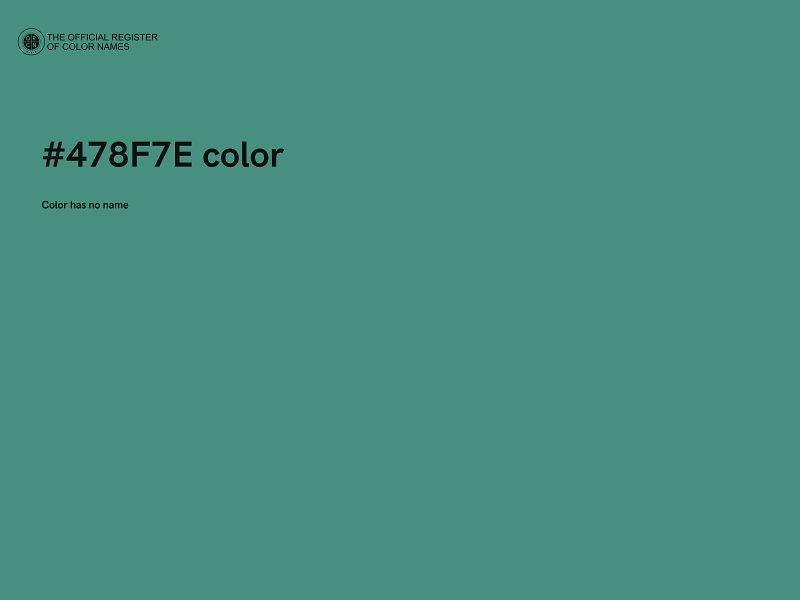 #478F7E color image