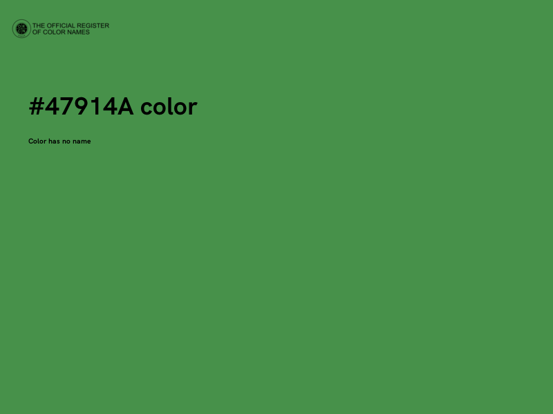 #47914A color image