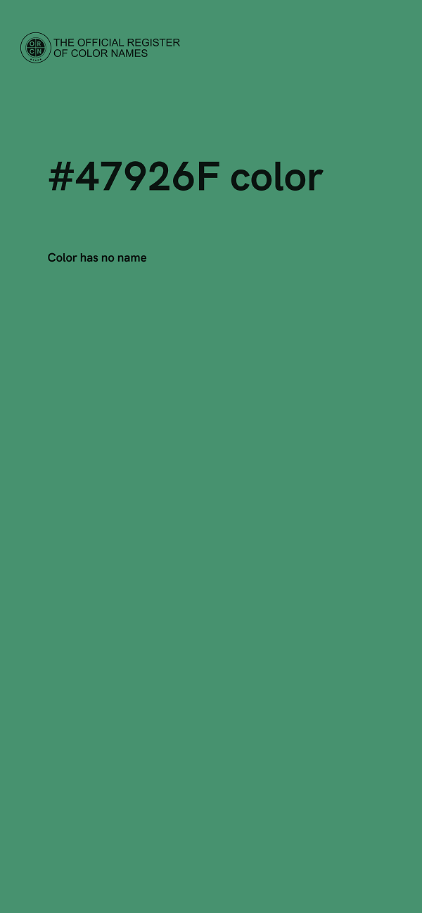 #47926F color image
