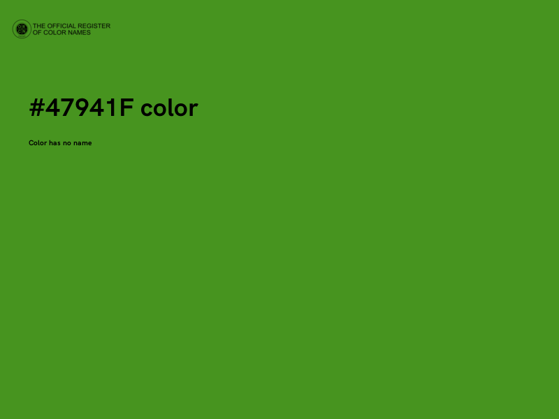 #47941F color image