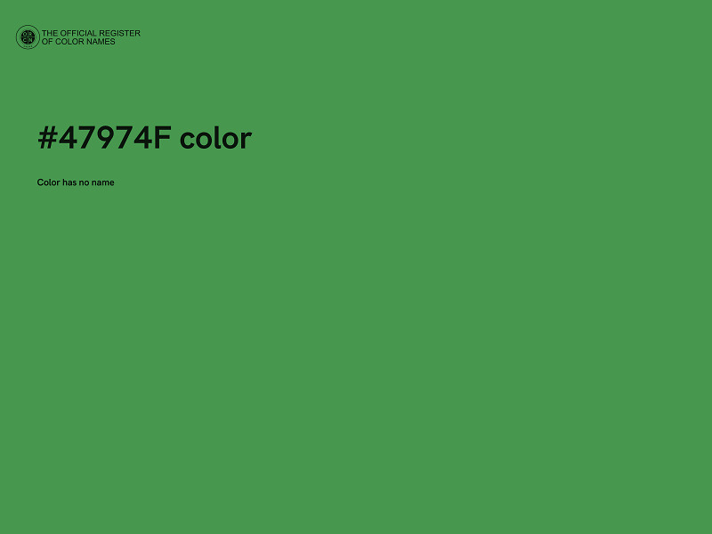 #47974F color image
