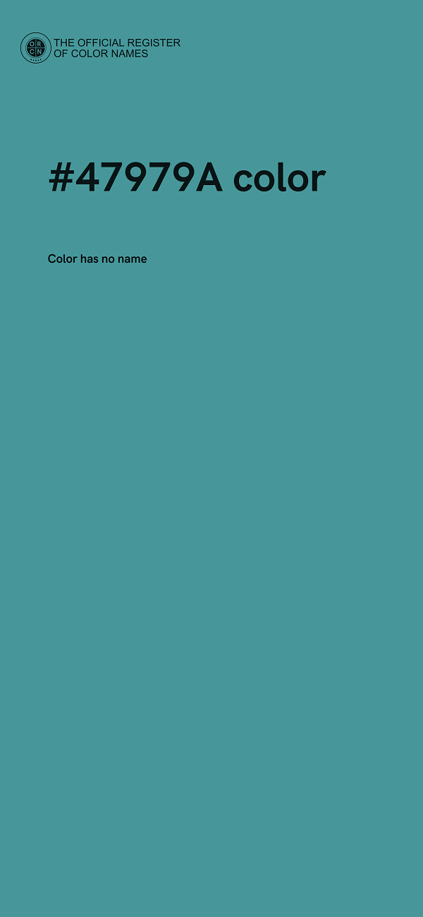 #47979A color image