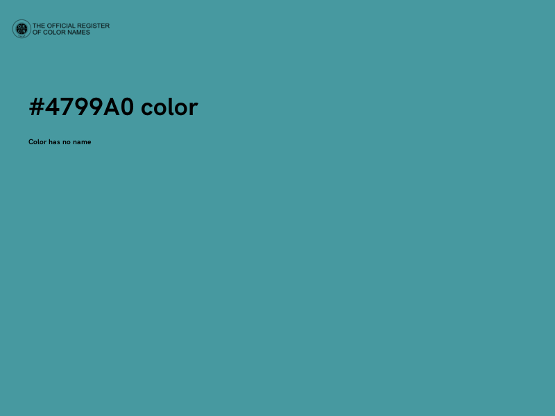 #4799A0 color image