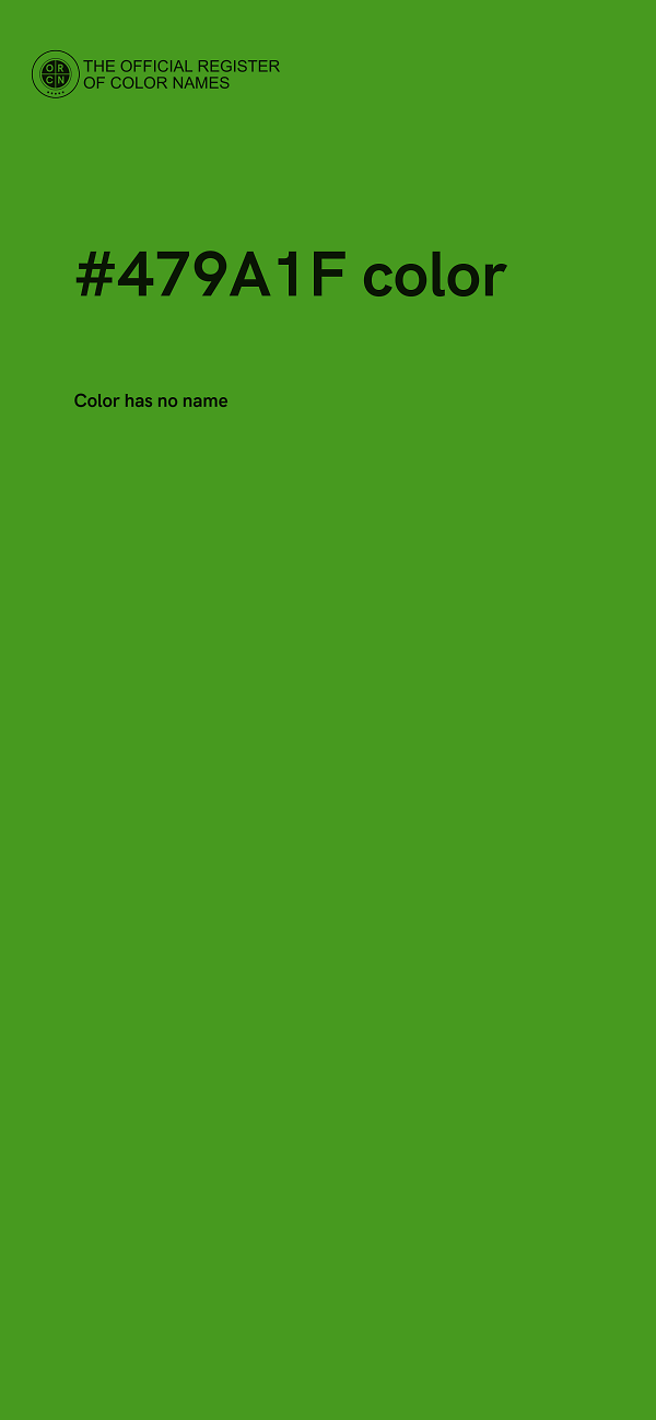 #479A1F color image