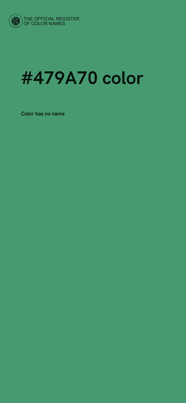 #479A70 color image