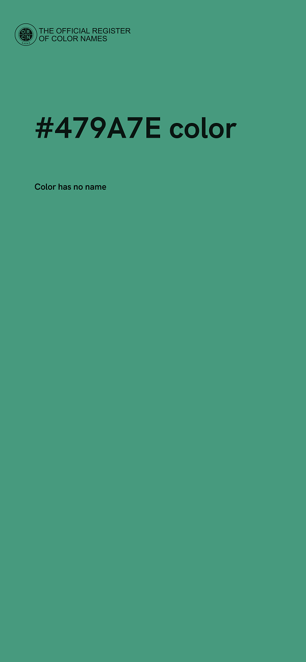 #479A7E color image
