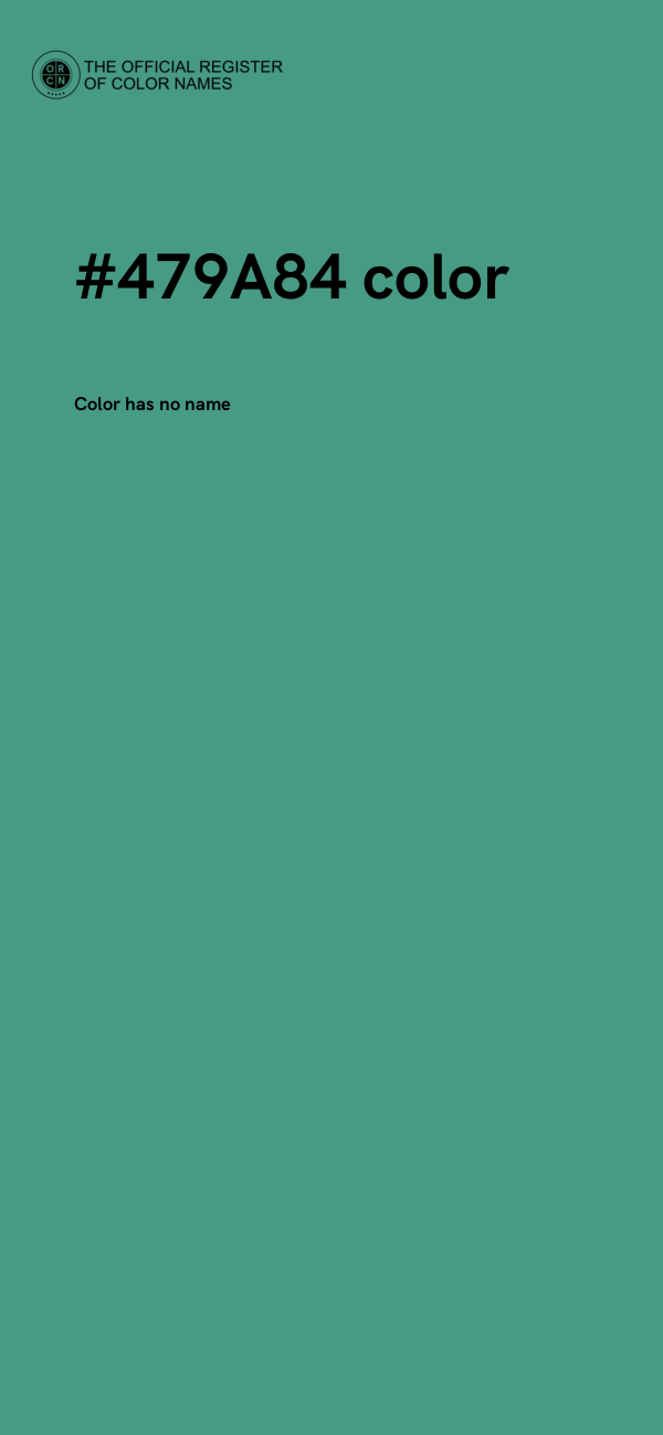 #479A84 color image