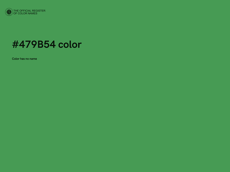 #479B54 color image