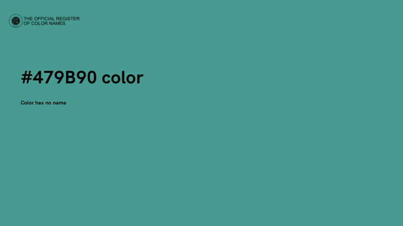 #479B90 color image