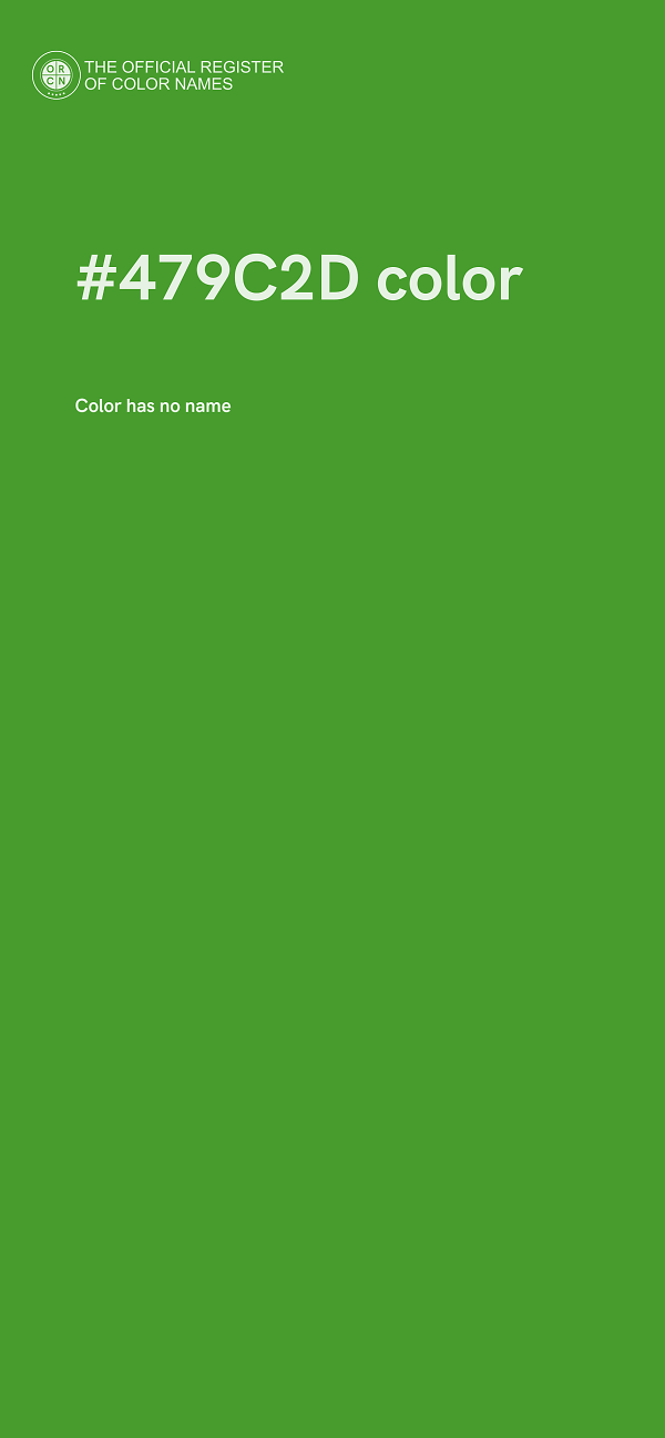 #479C2D color image