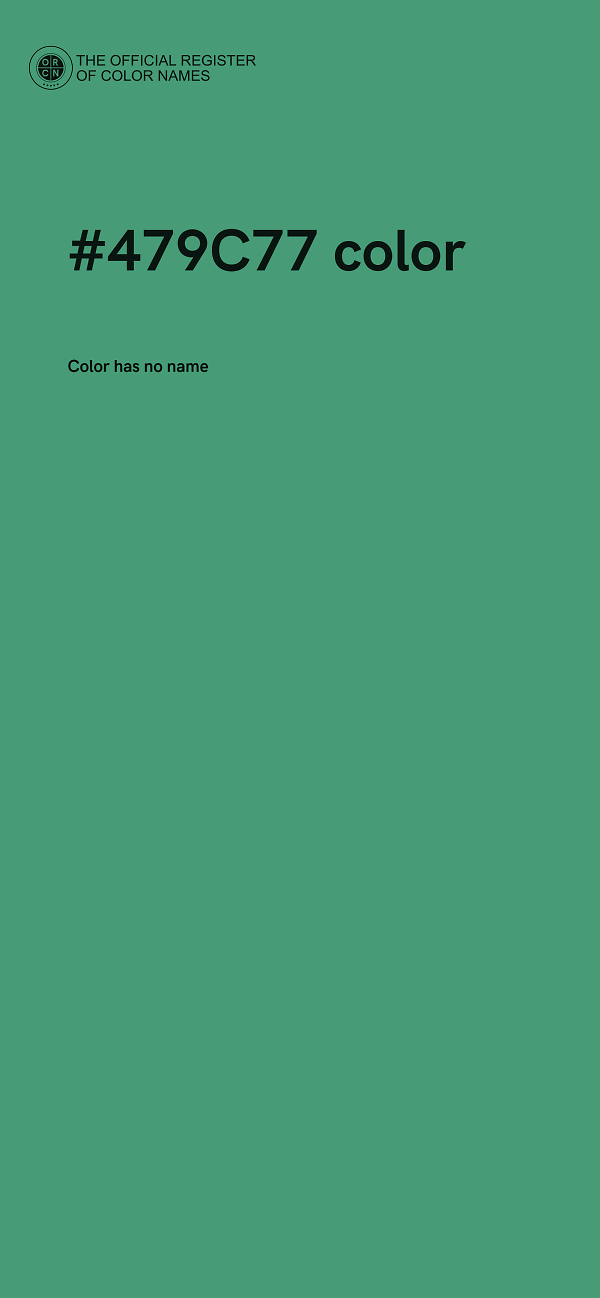 #479C77 color image