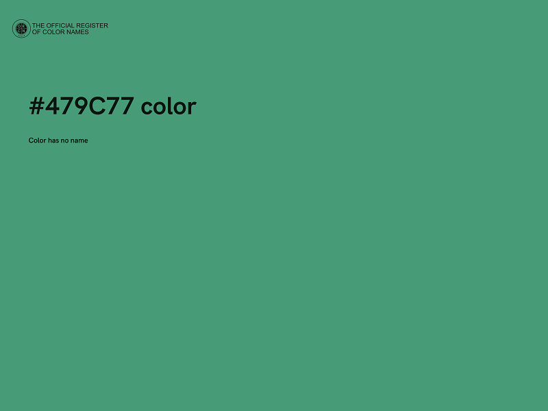 #479C77 color image