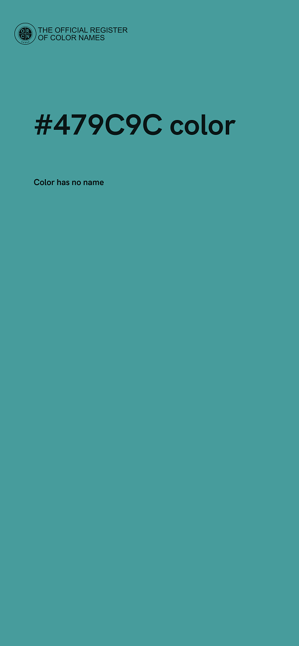 #479C9C color image
