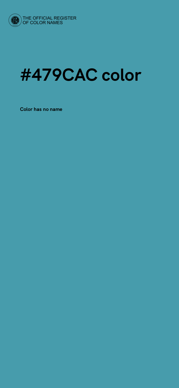 #479CAC color image