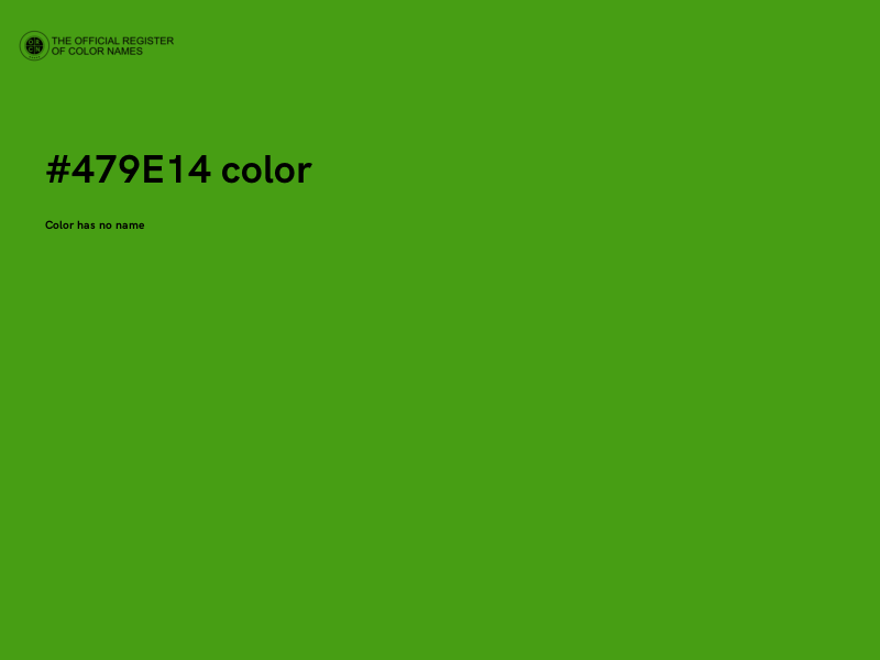 #479E14 color image