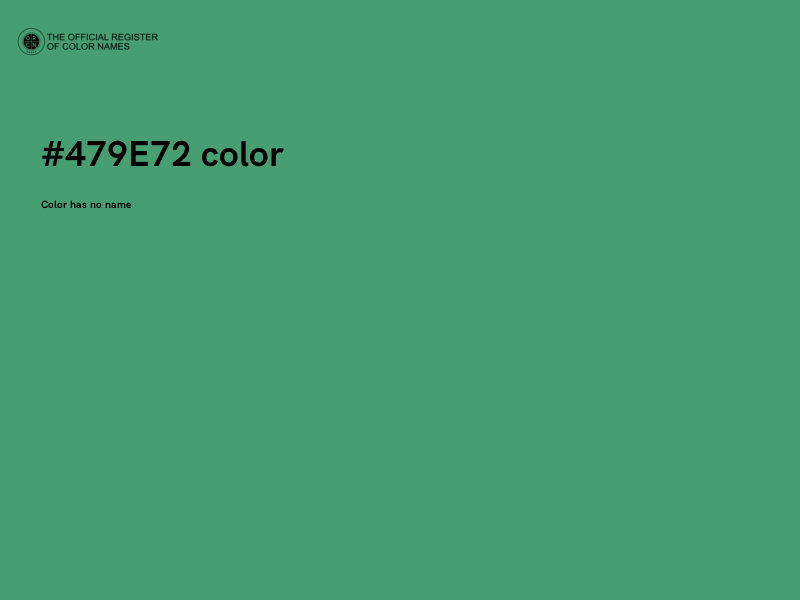 #479E72 color image