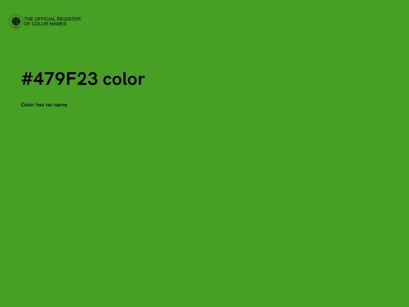 #479F23 color image