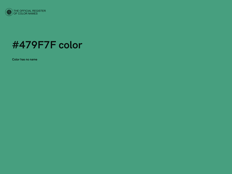 #479F7F color image