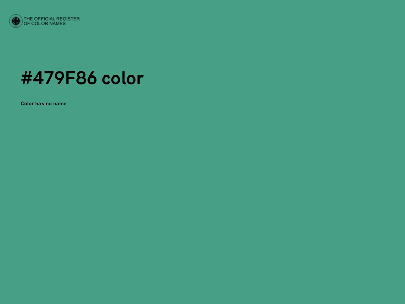 #479F86 color image