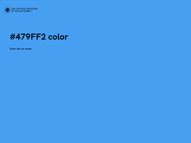 #479FF2 color image