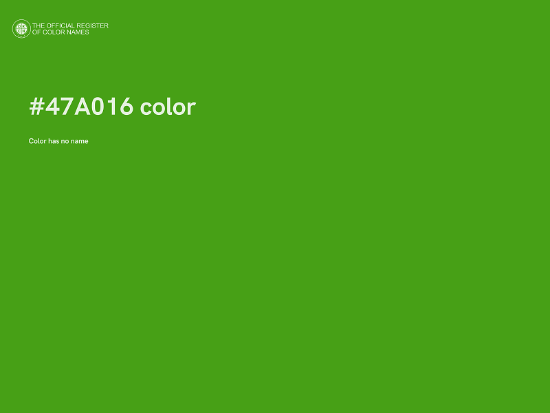 #47A016 color image