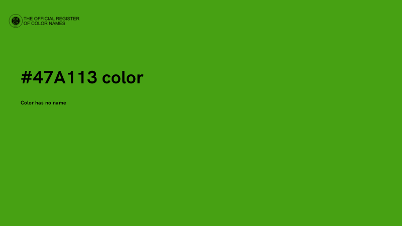 #47A113 color image