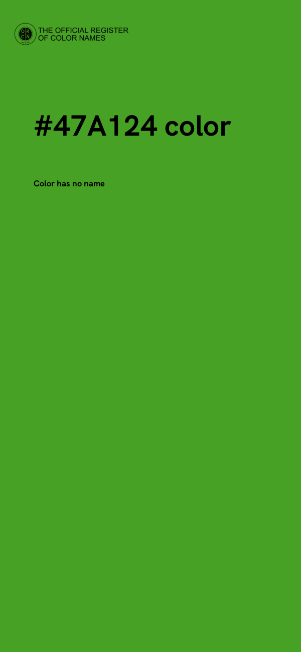 #47A124 color image