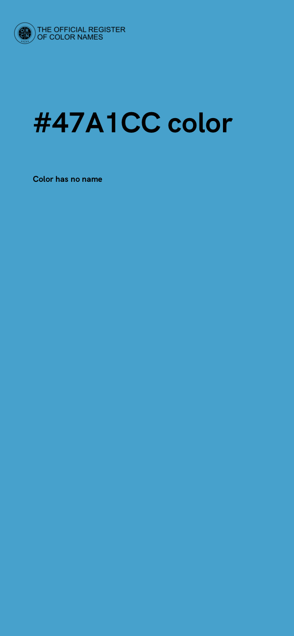 #47A1CC color image