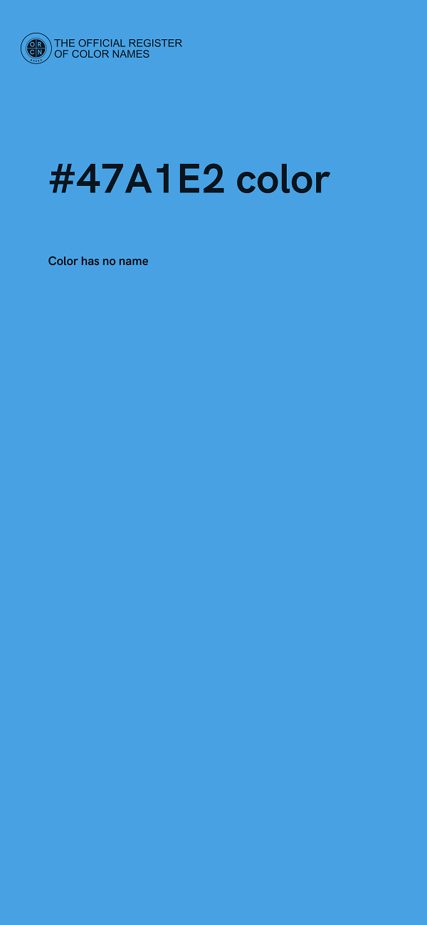 #47A1E2 color image