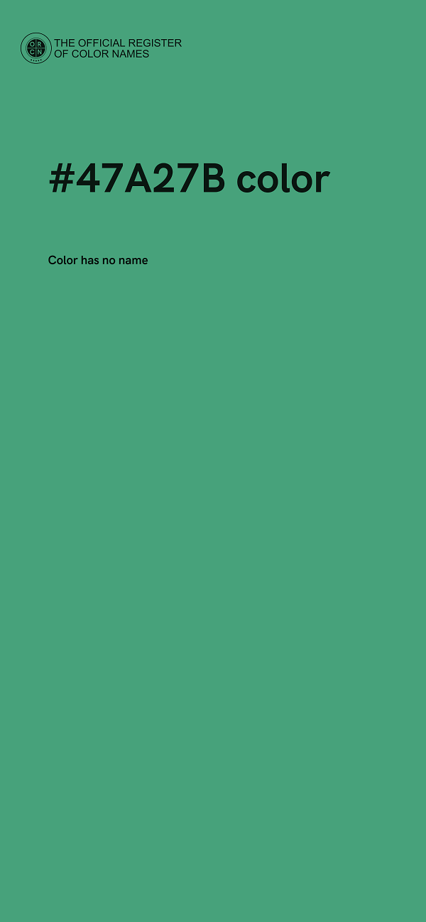 #47A27B color image