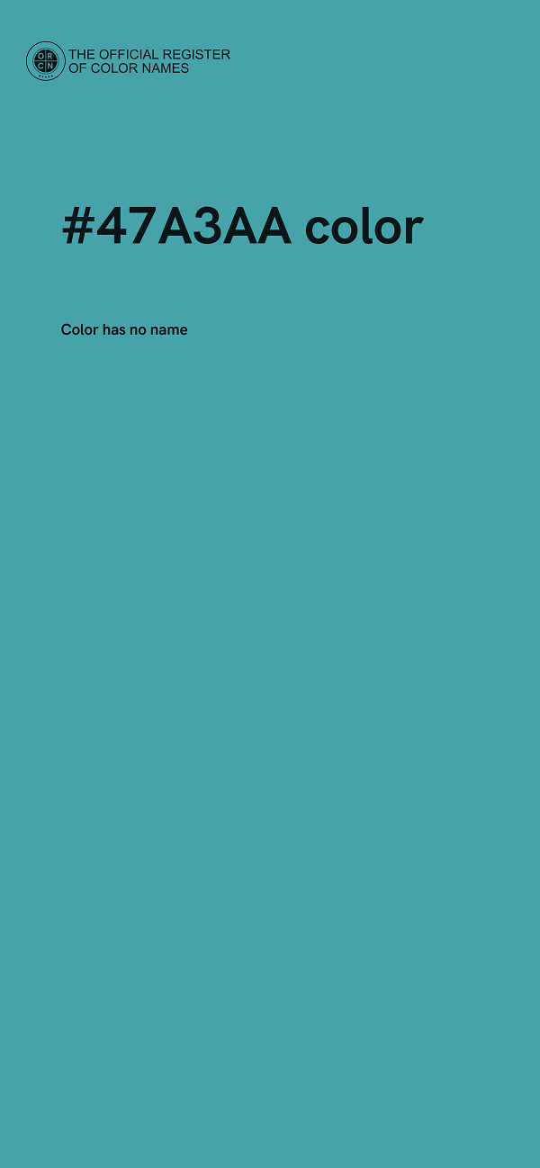 #47A3AA color image