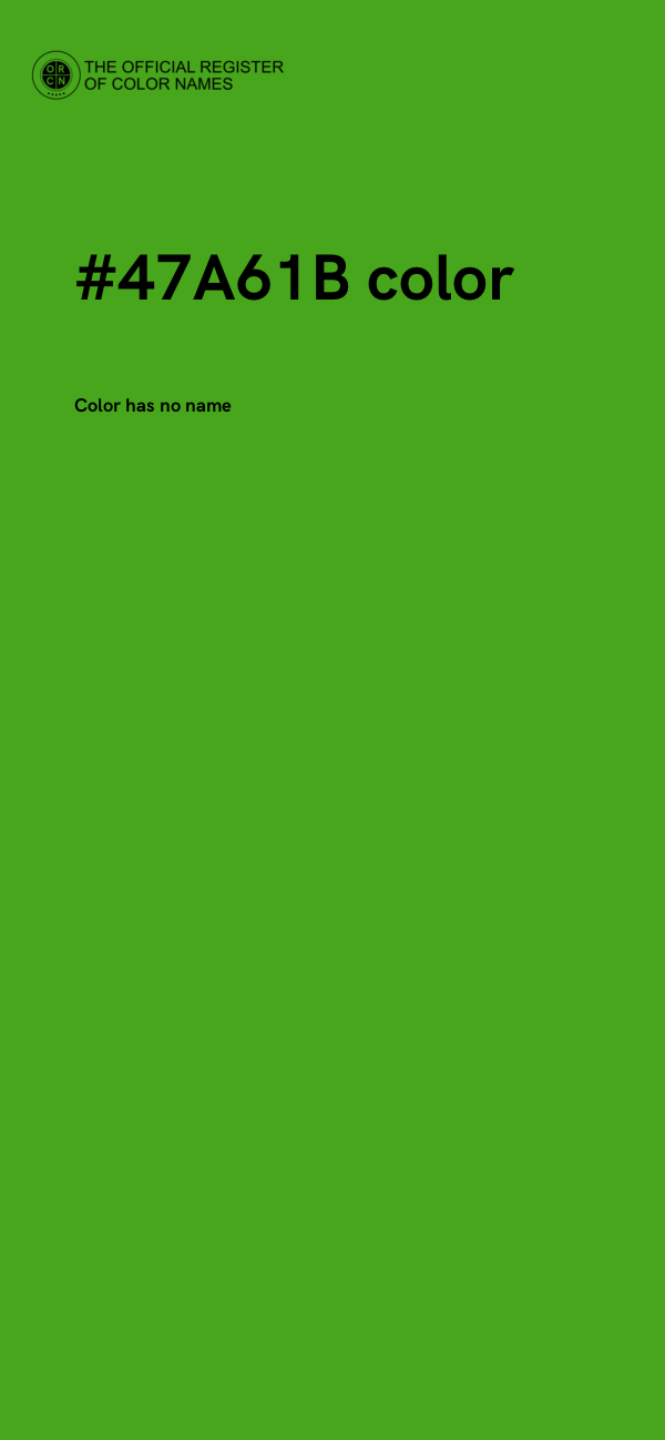 #47A61B color image