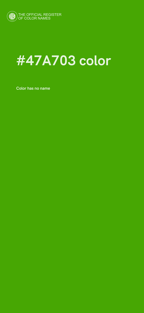 #47A703 color image