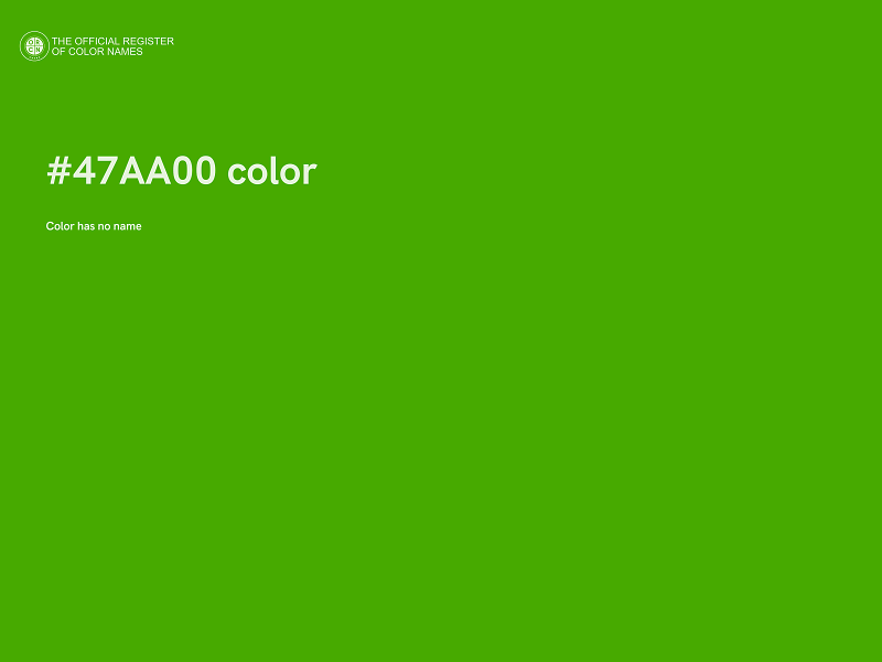 #47AA00 color image