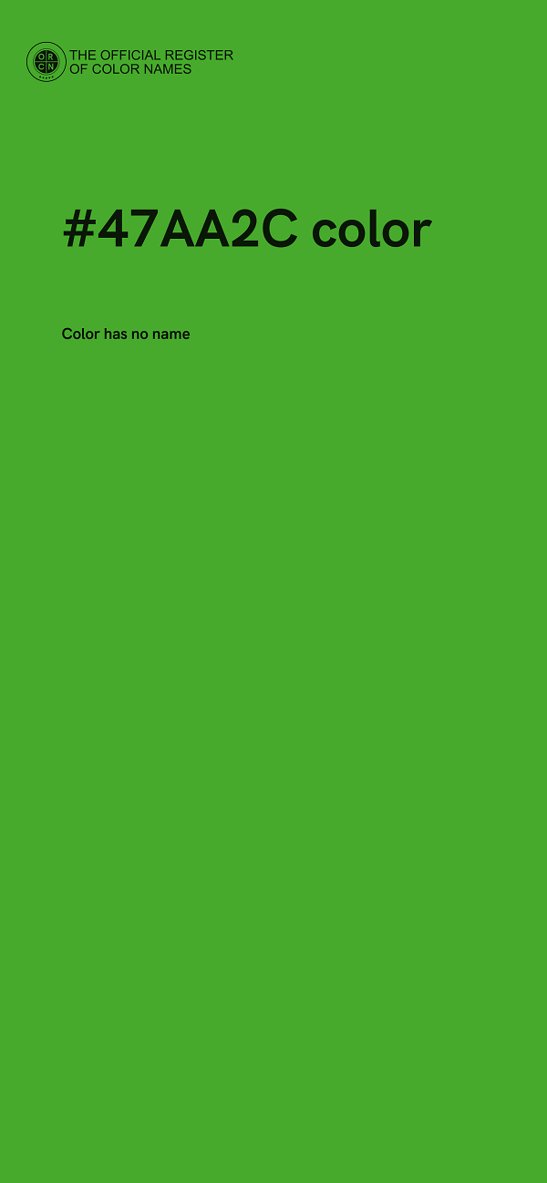 #47AA2C color image