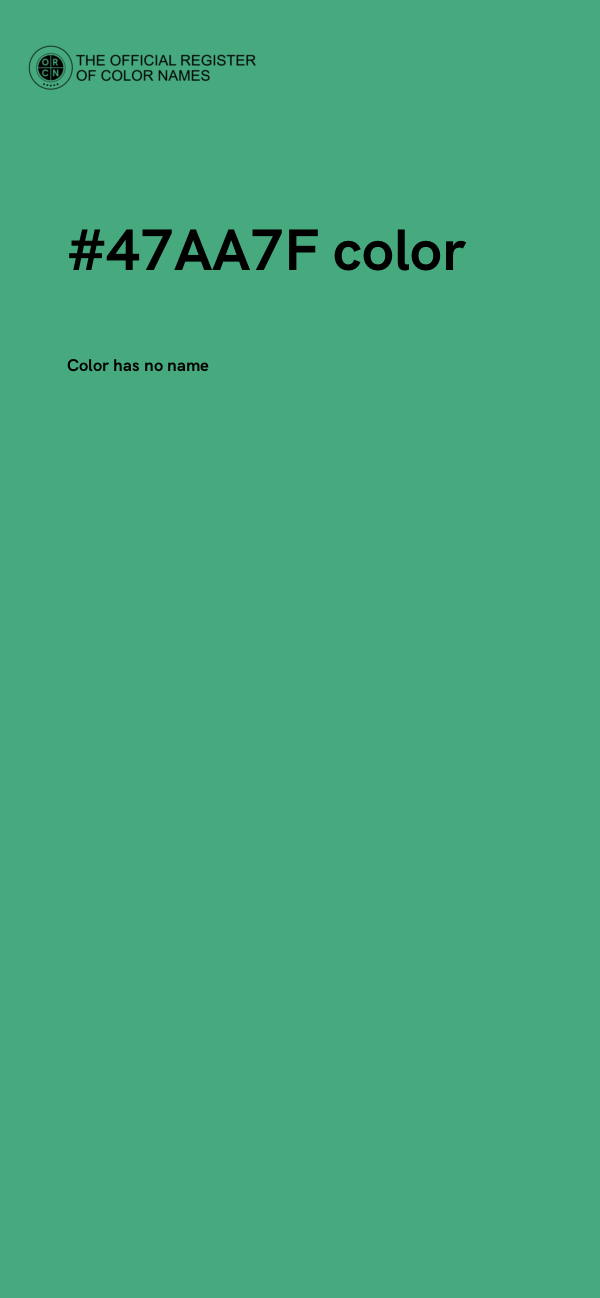 #47AA7F color image
