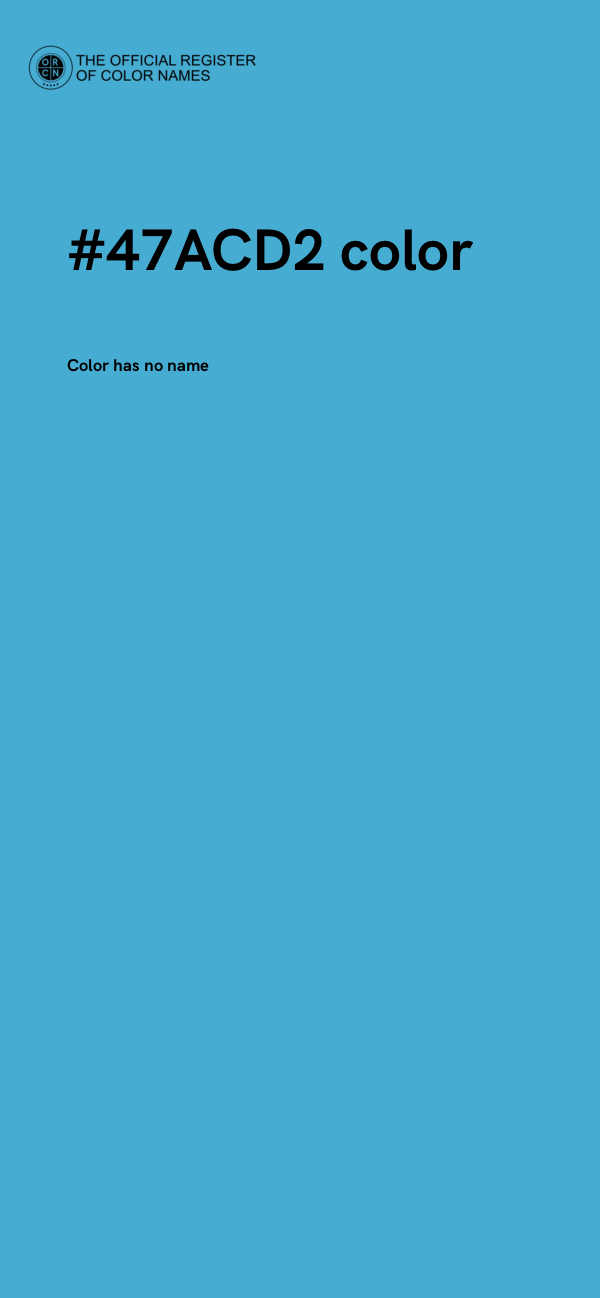 #47ACD2 color image