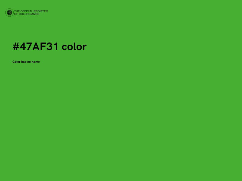 #47AF31 color image