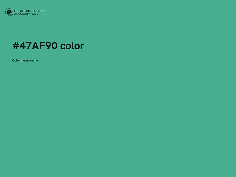 #47AF90 color image